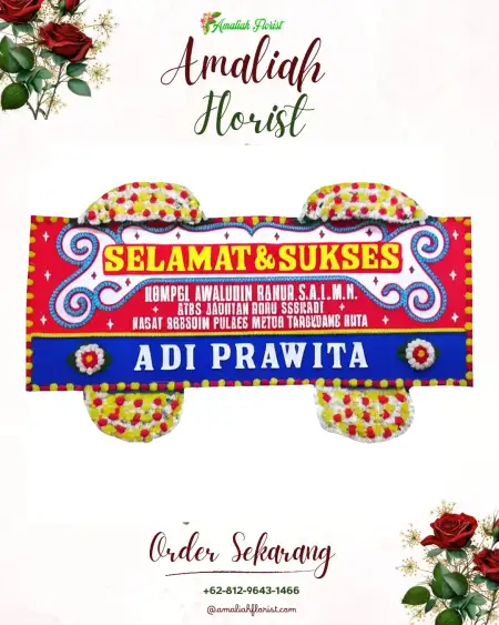 Papan Bunga Ucapan Selamat Sadananya